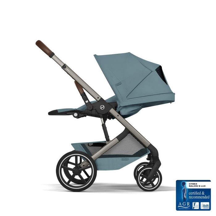 Pack Cybex Carrinho Balios S Lux + Alcofa Balios Fold Stormy Blue
