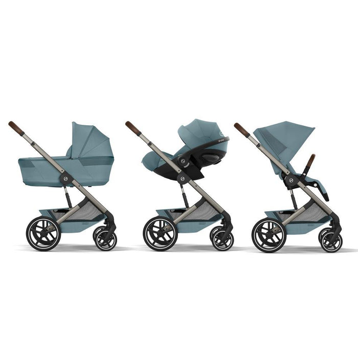 Pack Cybex Carrinho Balios S Lux + Alcofa Balios Fold Stormy Blue