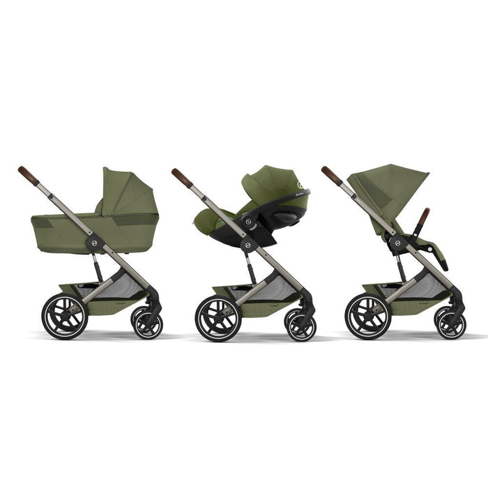 Pack Cybex Carrinho Balios S Lux + Alcofa Balios Fold Moss Green