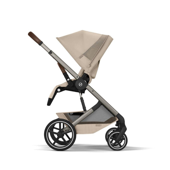Carrinho Cybex Balios S Lux TPE Almond Beige - Chassis Taupe