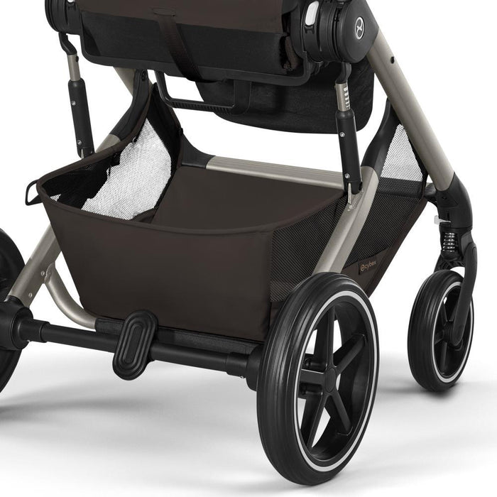 Carrinho Cybex Balios S Lux TPE Chocolate Brown - Chassis Taupe