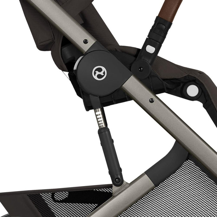 Carrinho Cybex Balios S Lux TPE Chocolate Brown - Chassis Taupe