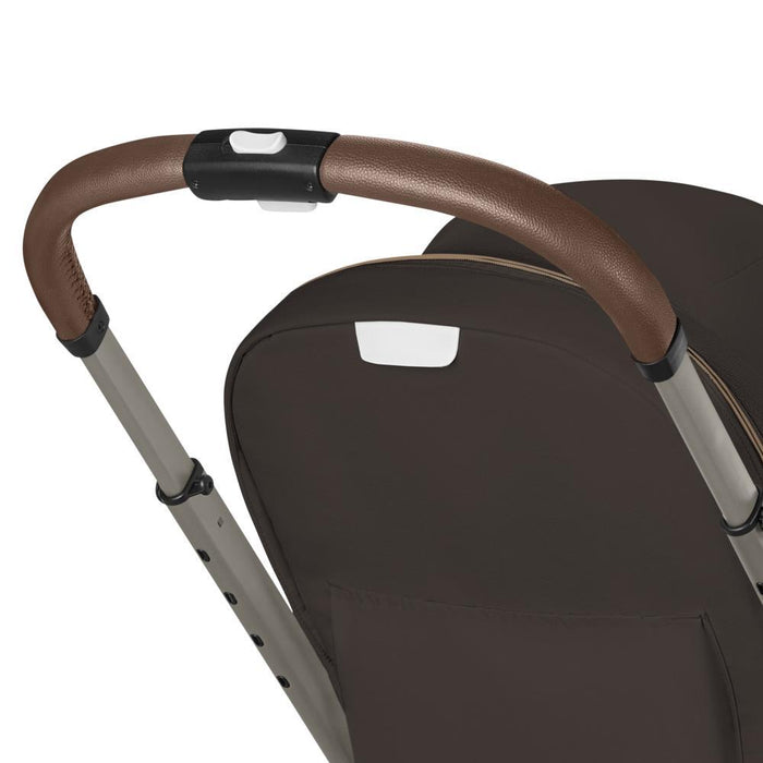 Carrinho Cybex Balios S Lux TPE Chocolate Brown - Chassis Taupe