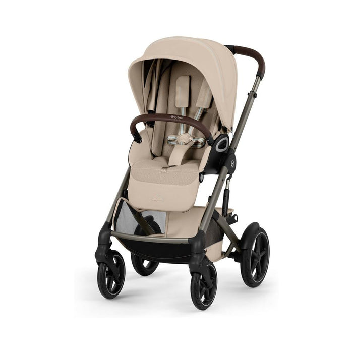 Carrinho Cybex Talos S Lux Almond Beige - Chassis Taupe