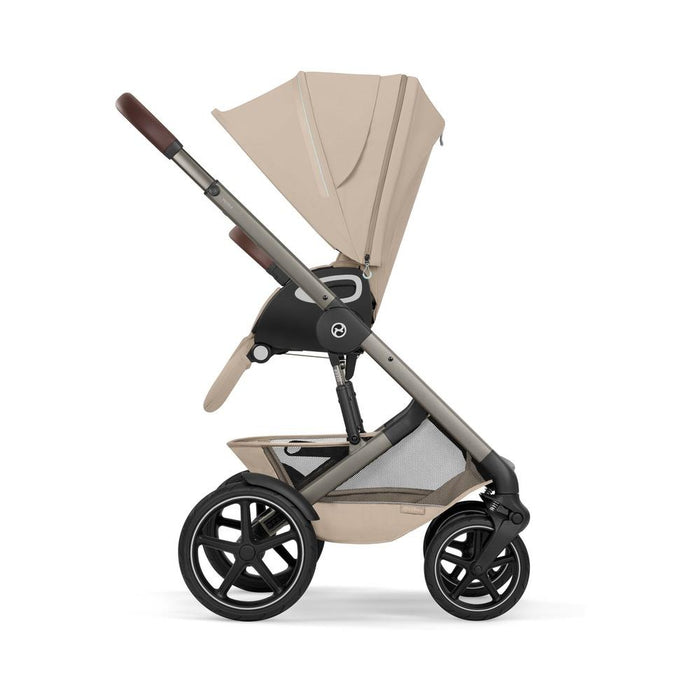 Carrinho Cybex Talos S Lux Almond Beige - Chassis Taupe