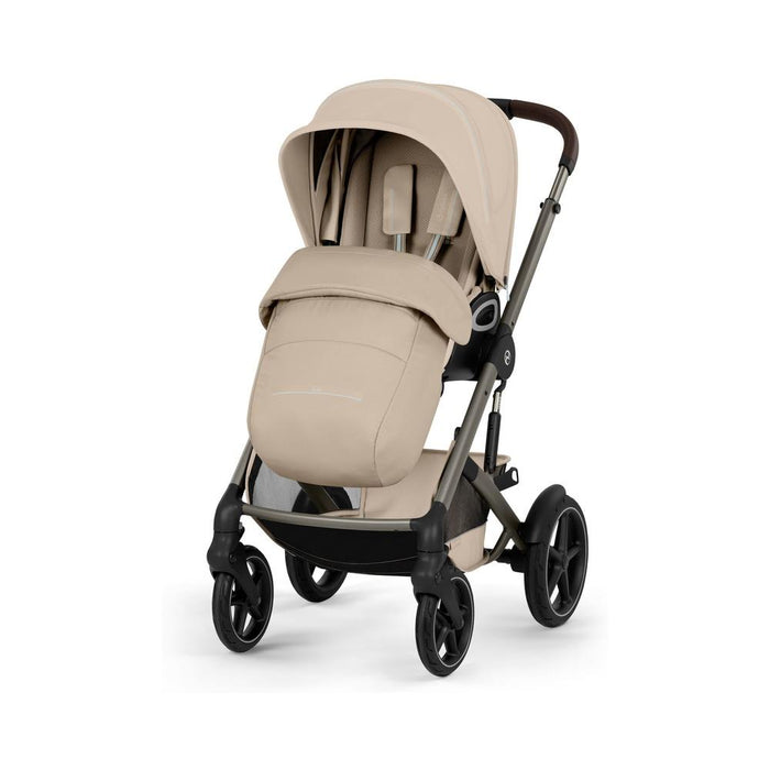 Carrinho Cybex Talos S Lux Almond Beige - Chassis Taupe