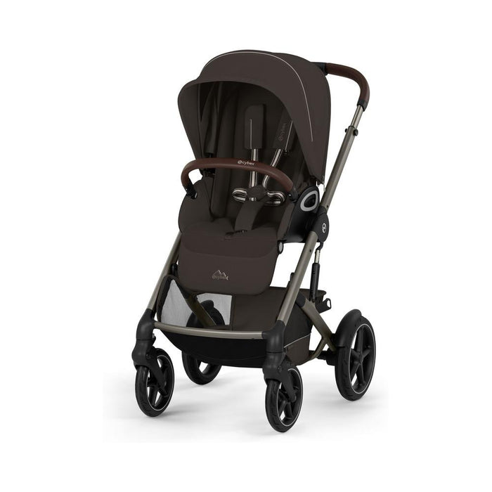 Carrinho Cybex Talos S Lux Chocolate Brown - Chassis Taupe