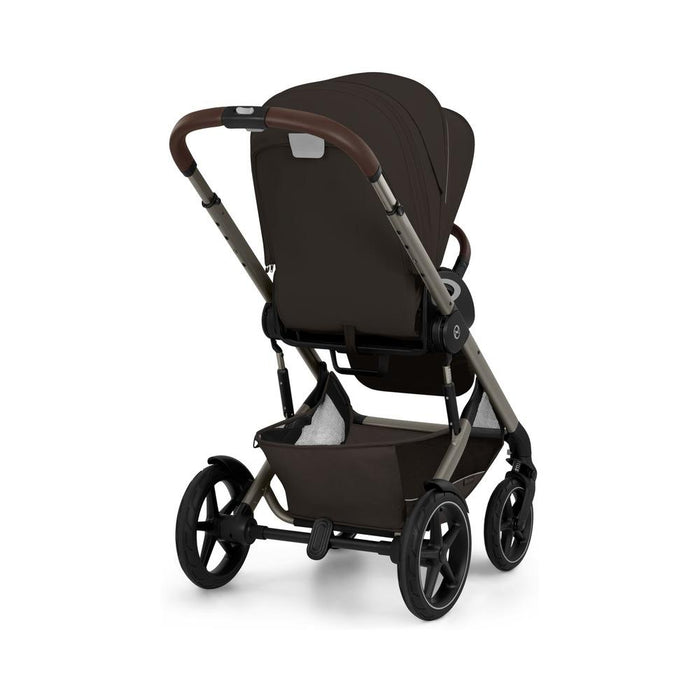Carrinho Cybex Talos S Lux Chocolate Brown - Chassis Taupe