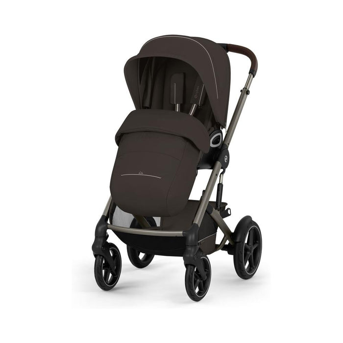 Carrinho Cybex Talos S Lux Chocolate Brown - Chassis Taupe