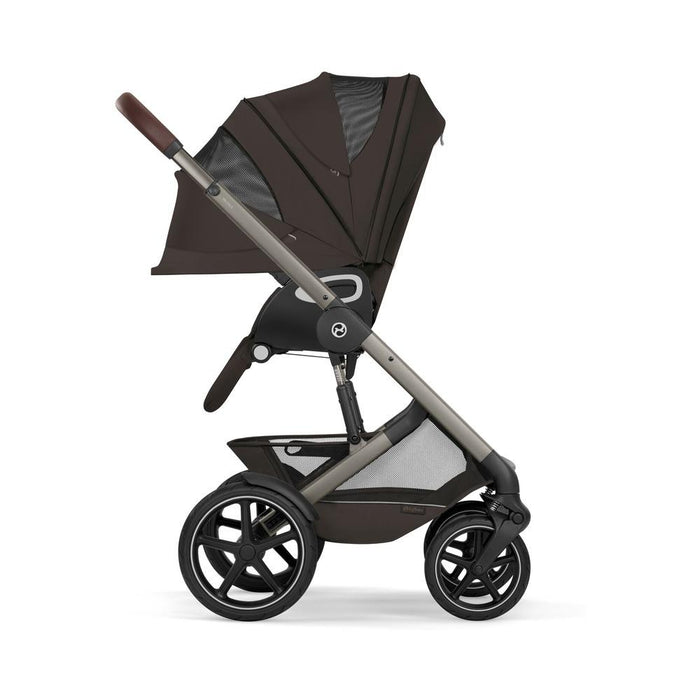 Carrinho Cybex Talos S Lux Chocolate Brown - Chassis Taupe