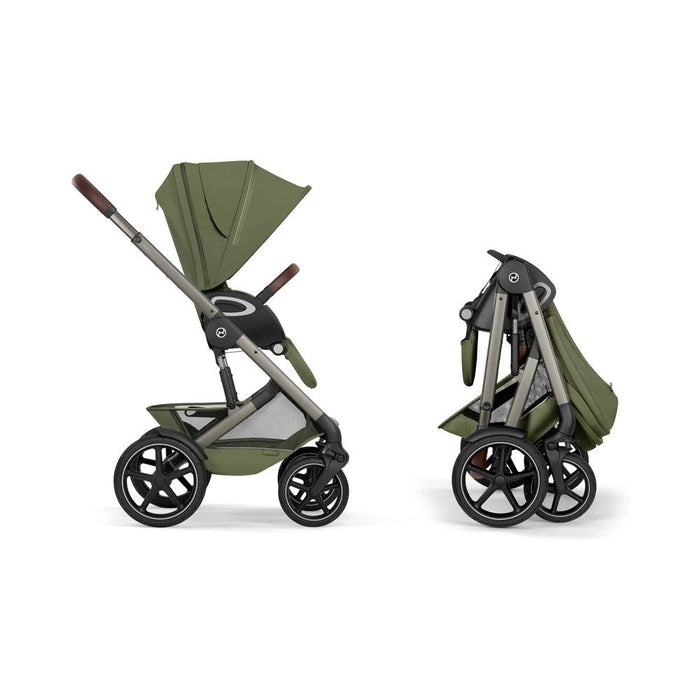 Carrinho Cybex Talos S Lux Moss Green - Chassis Taupe