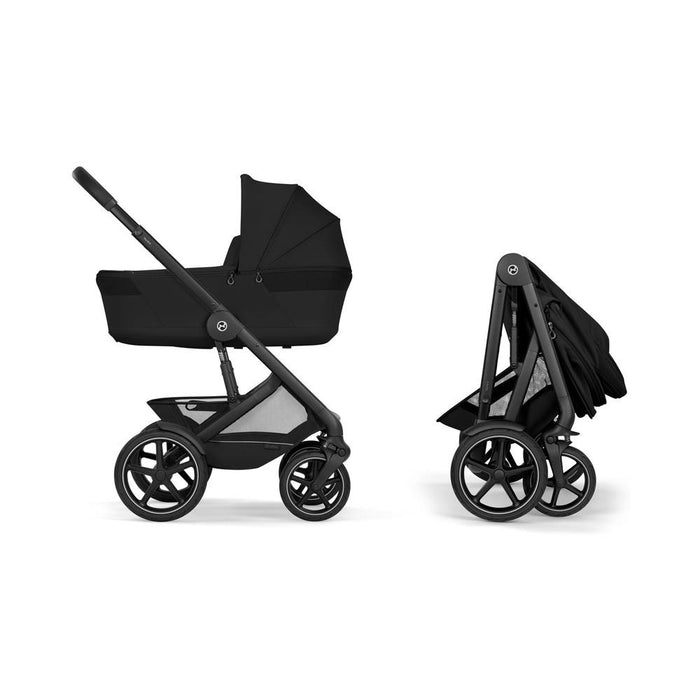 Carrinho Cybex Talos S Lux + Alcofa Fold Moon Black