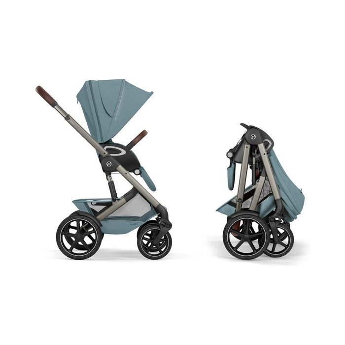 Carrinho Cybex Talos S Lux + Alcofa Fold Stormy Blue