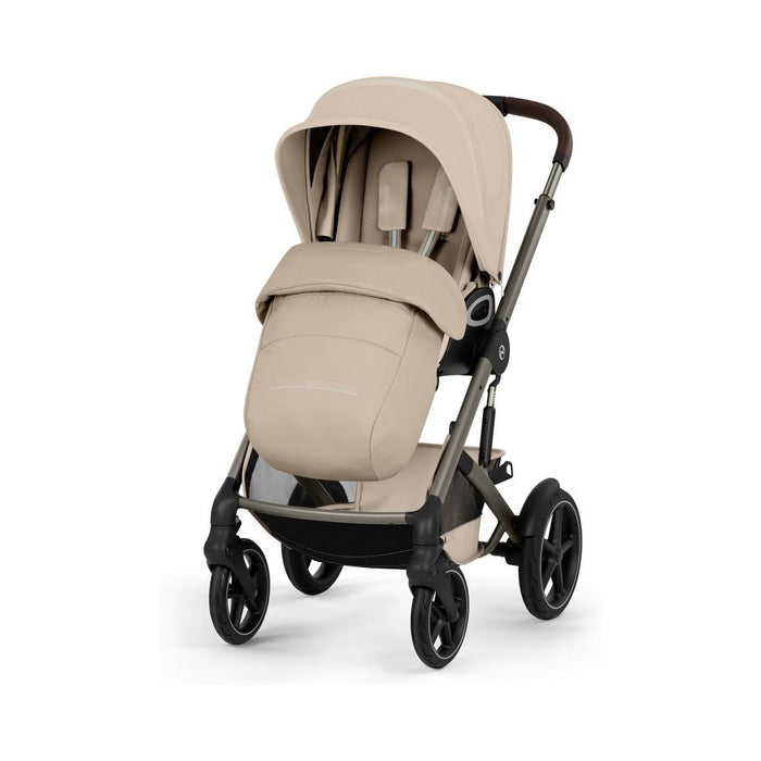 Carrinho Cybex Talos S Lux + Alcofa Fold Almond Beige