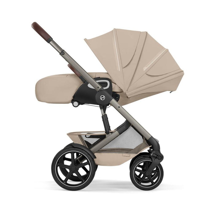 Carrinho Cybex Talos S Lux + Alcofa Fold Almond Beige