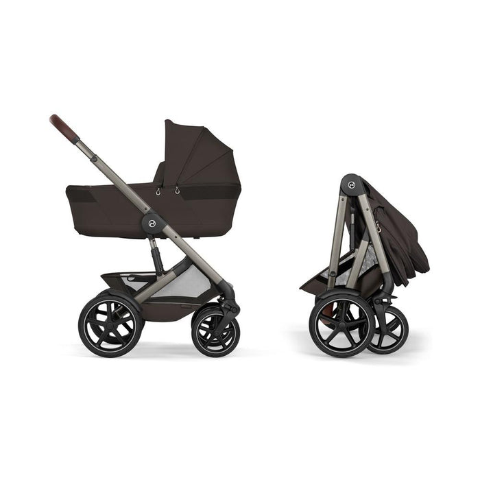 Carrinho Cybex Talos S Lux + Alcofa Fold Chocolate Brown