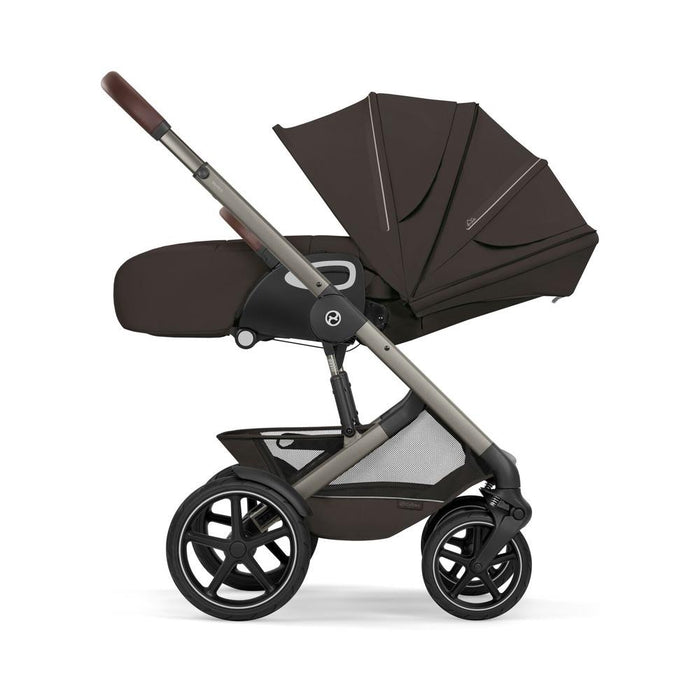 Carrinho Cybex Talos S Lux + Alcofa Fold Chocolate Brown