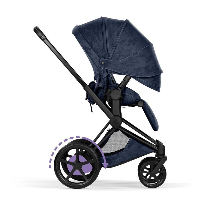 Carrinho Cybex ePriam Rebellious Luxury Denim Blue