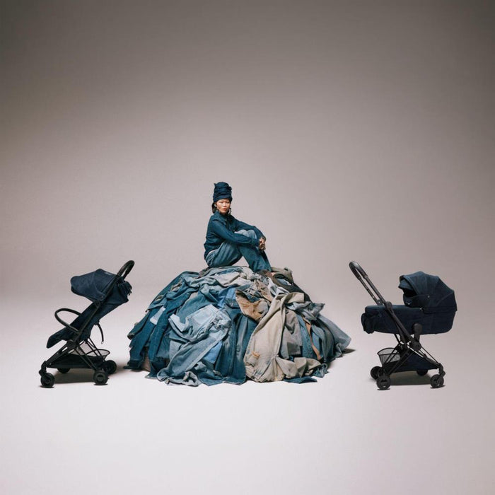 Carrinho Cybex ePriam Rebellious Luxury Denim Blue