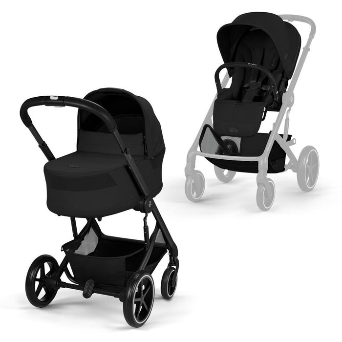 Cybex Balios S Lux + Alcofa  S Lux Moon Black