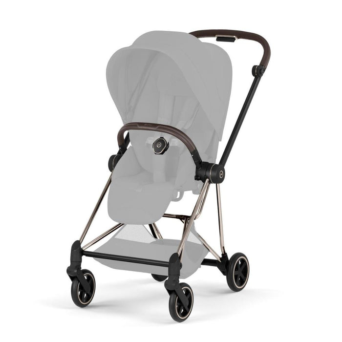 Chassis Cybex Platinum Mios Style e Estrutura do Assento Champagne Gold