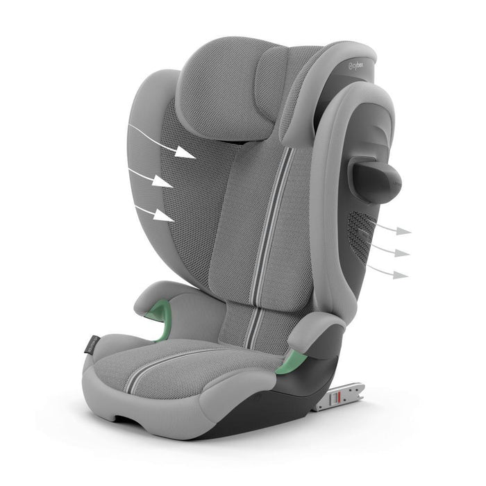 cadeira carro cybex Cybex Solution G2 i-Fix Plus Stone Grey 100-150cm | Cadeiras auto
