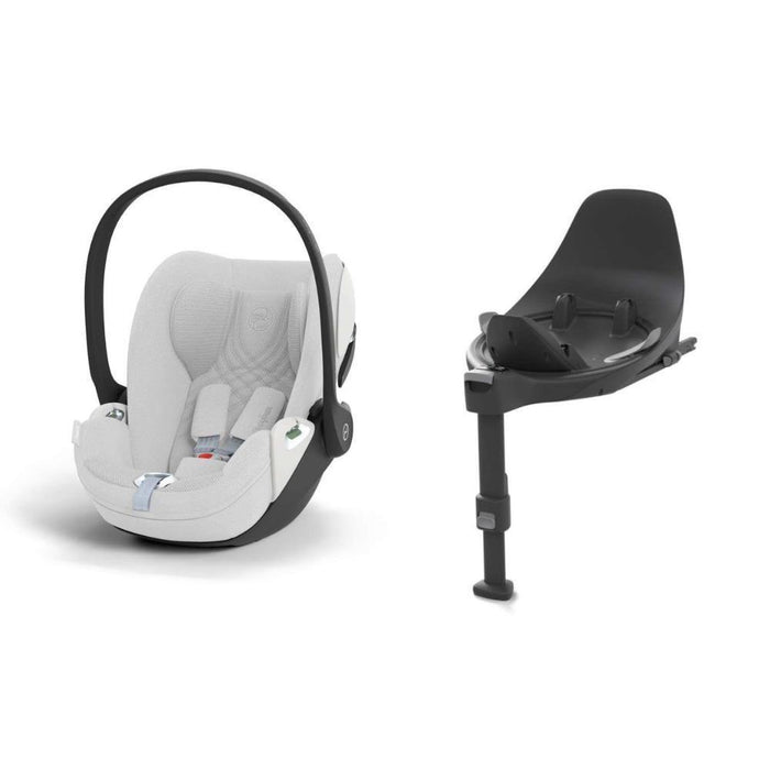 Pack Cybex Platinum Cloud T i-Size Plus Platinum White + Base Isofix T