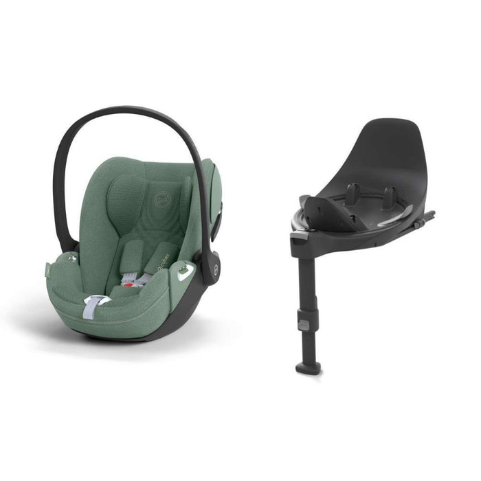 Pack Cybex Platinum Cloud T i-Size Plus Leaf Green + Base Isofix T