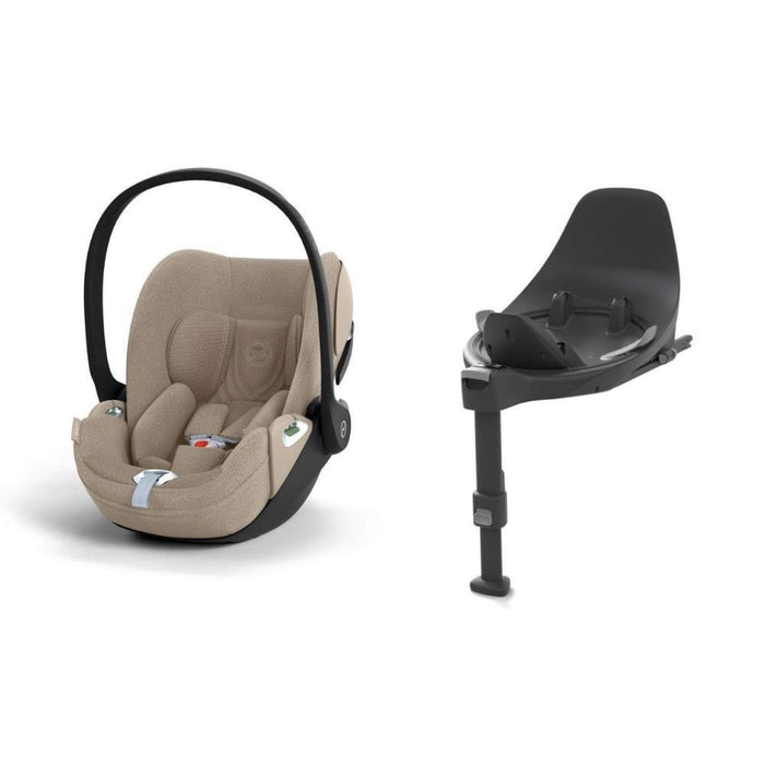Pack Cybex Platinum Cloud T i-Size Plus Cozy Beige + Base Isofix T