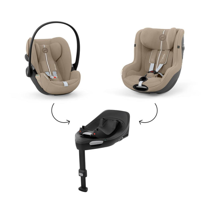 Pack Cybex Cloud G i-Size Plus Almond Beige + Base Isofix G