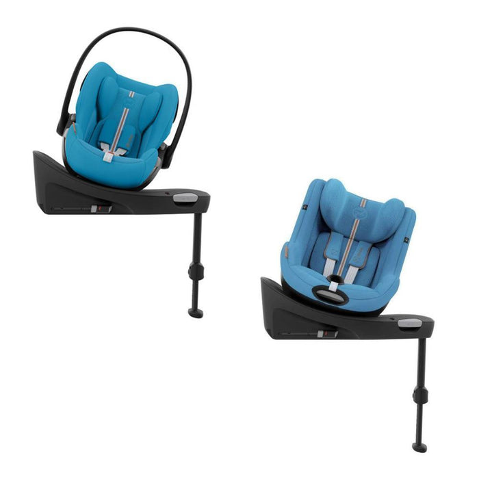 Pack Cybex Cloud G i-Size Plus Beach Blue 40-87cm (Coleção 2024)+ Sirona G i-Size Plus Beach Blue 61-105 cm (Coleção 2024) + Base Isofix G i-S