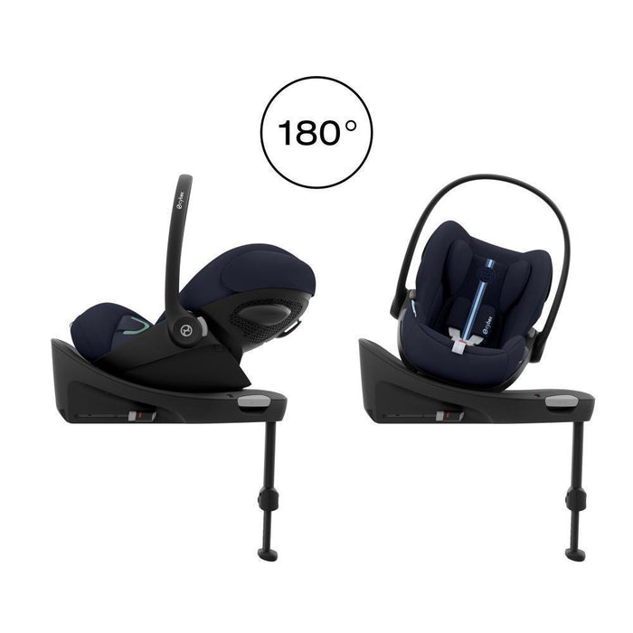Pack Cybex Cloud G i-Size Plus Ocean Blue 40-87cm+ Sirona G i-Size Plus Ocean Blue 61-105 cm  (Coleção 2024) + Base Isofix G i-Size