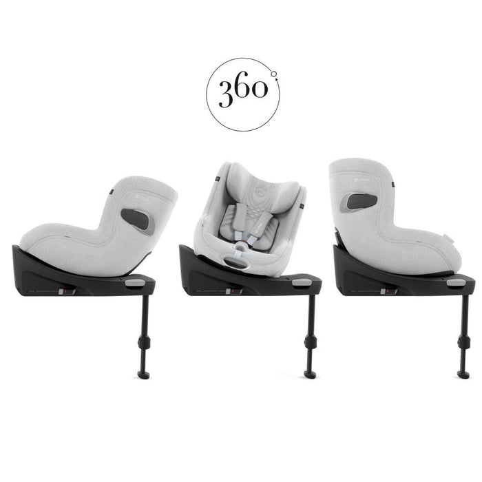 Cybex Sirona Ti i-Size Plus Platinum White 40-105cm