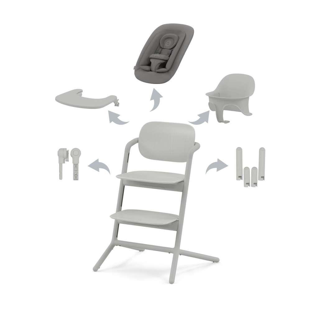 Conjunto 4en1 Cybex Lemo Ante Gris