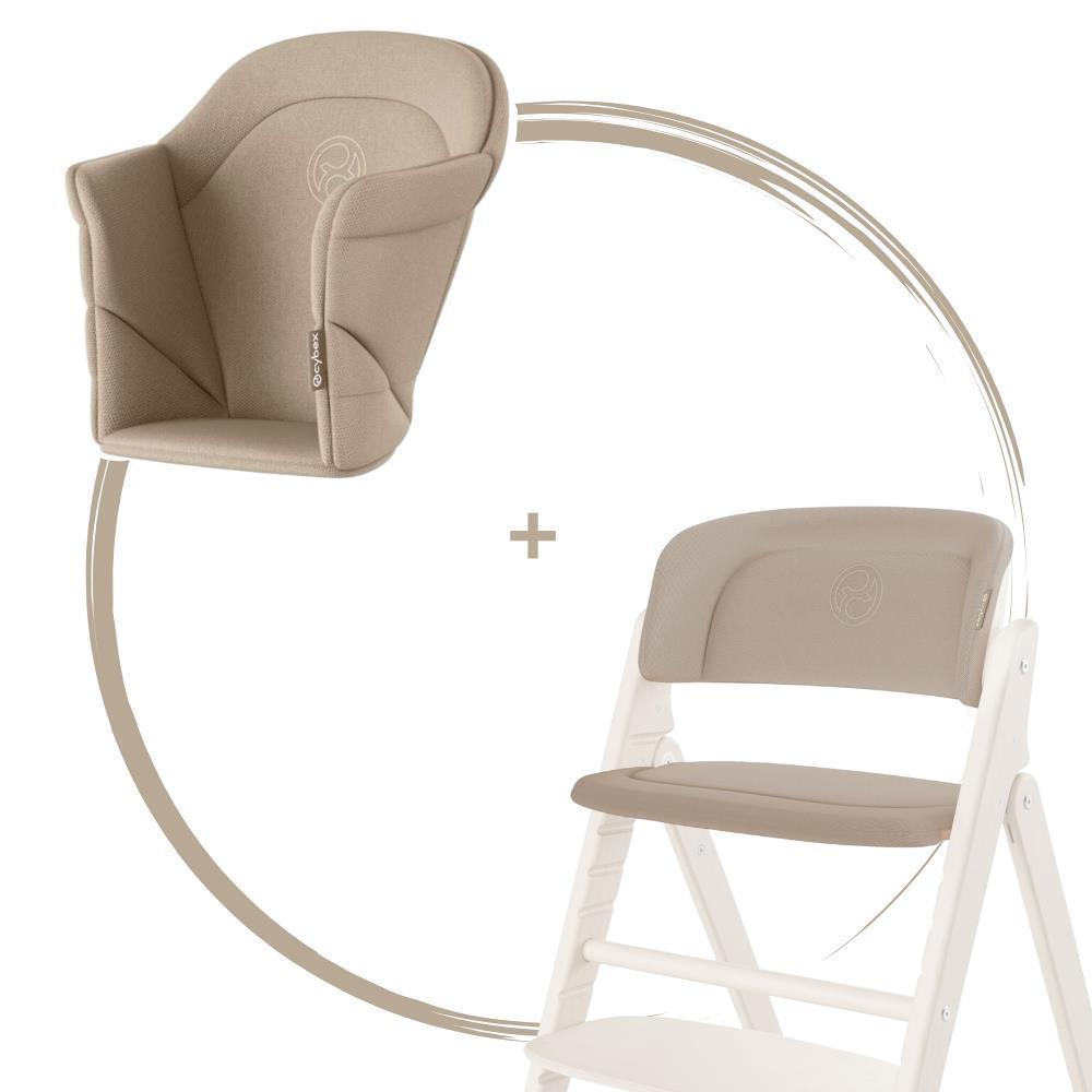 Reductor de asiento de coche Cybex Click & Fold color beige almendra