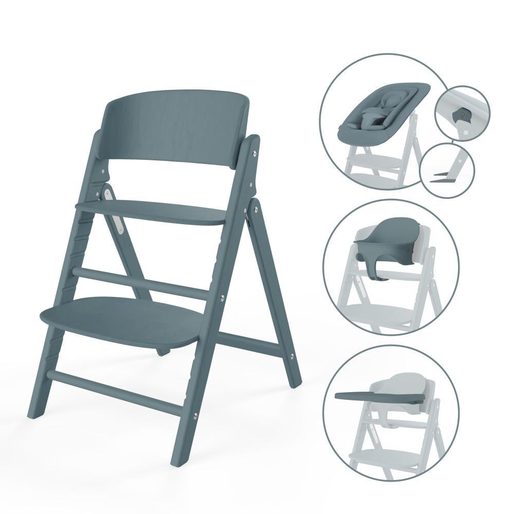 Trona Cybex Click & Fold 4 en 1 color azul piedra