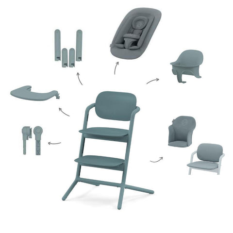 Cybex Lemo 4in1 All White Pack + Almond Beige Reducer | Childcare