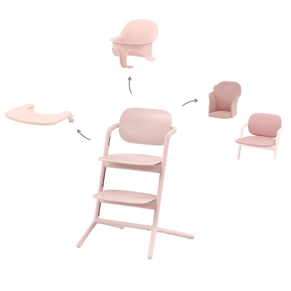 Paquete 3 en 1 Cybex Lemo + Reductor Rosa Perla
