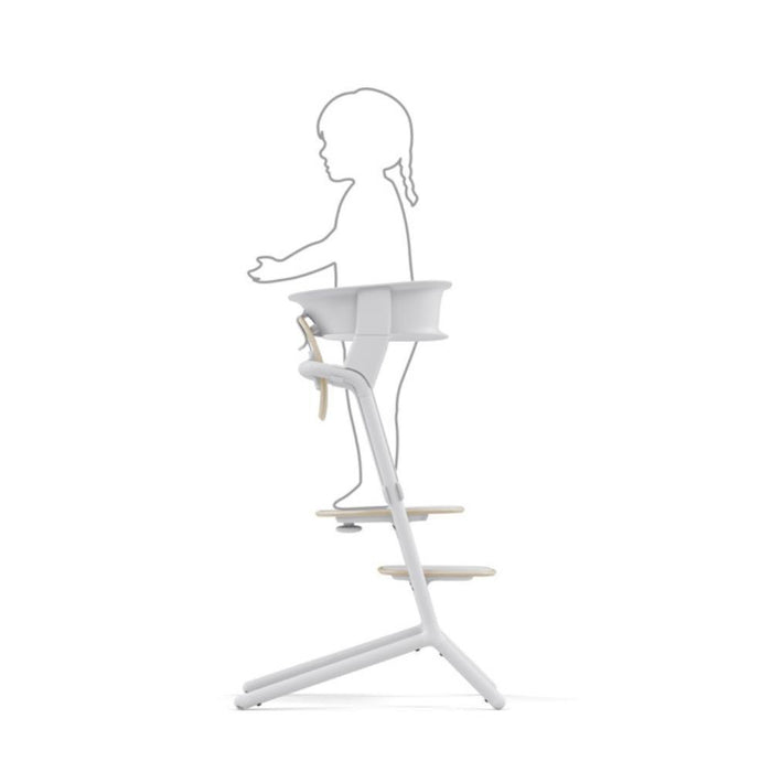 Pack Cybex Lemo 4 em 1 Sand White + Kit Torre de Aprendizagem All White