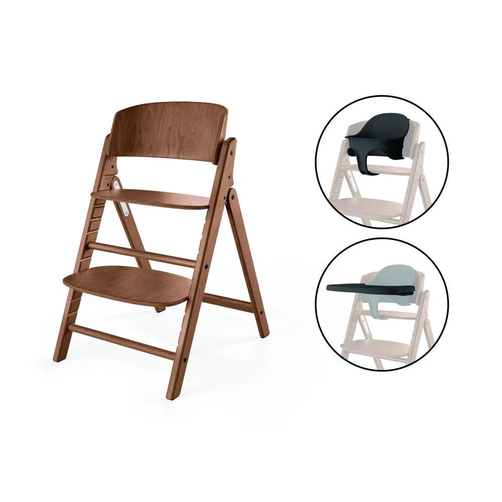 Cadeira da Papa Cybex Click & Fold 3em1 Natural Dark