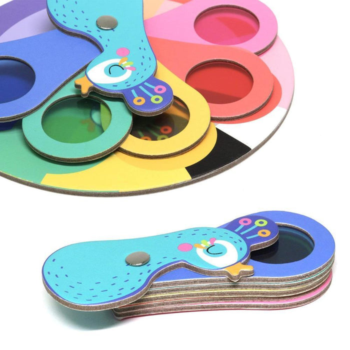 Super Puzzle de Cores MierEdu Pavão 26 Peças