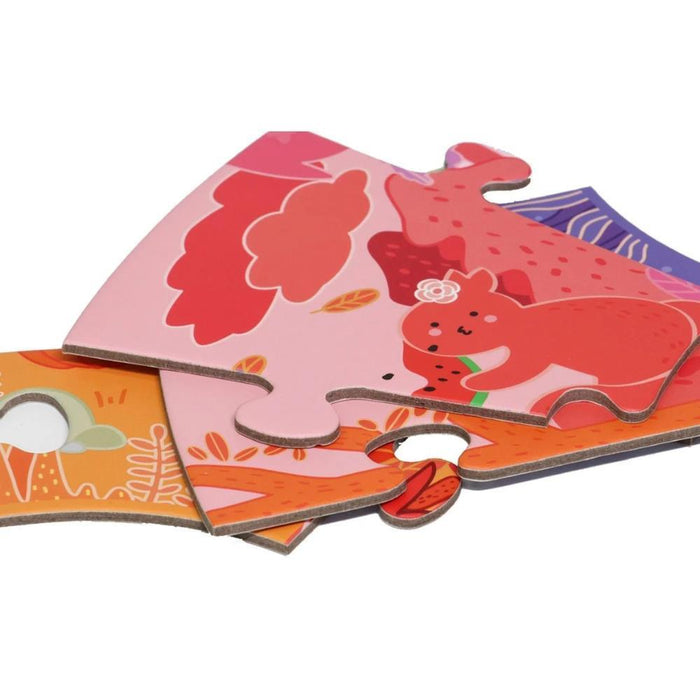 Super Puzzle de Cores MierEdu Pavão 26 Peças