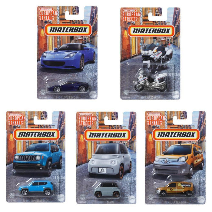 Matchbox Veículo European Street Mattel 1:64