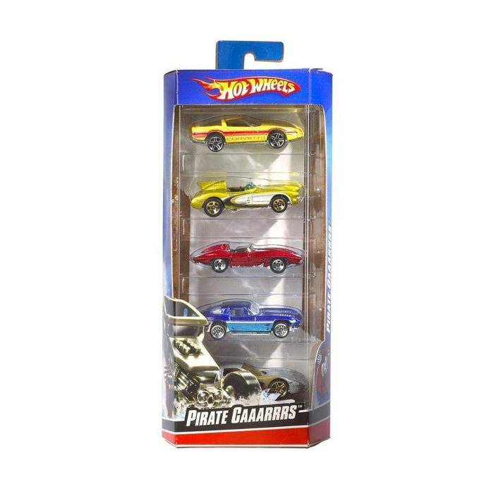 Conjunto de 5 Veículos Hotwheels Pirate Cars
