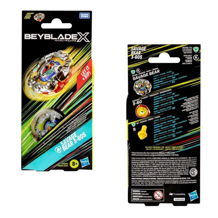 Beyblade X Savage Bear Hasbro 3-60S