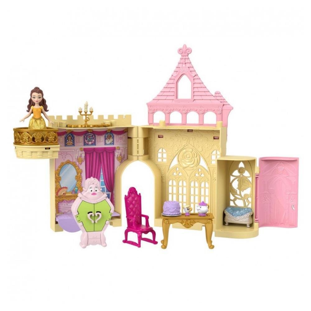 Castelo da Bela com Mini Figuras Disney Princess