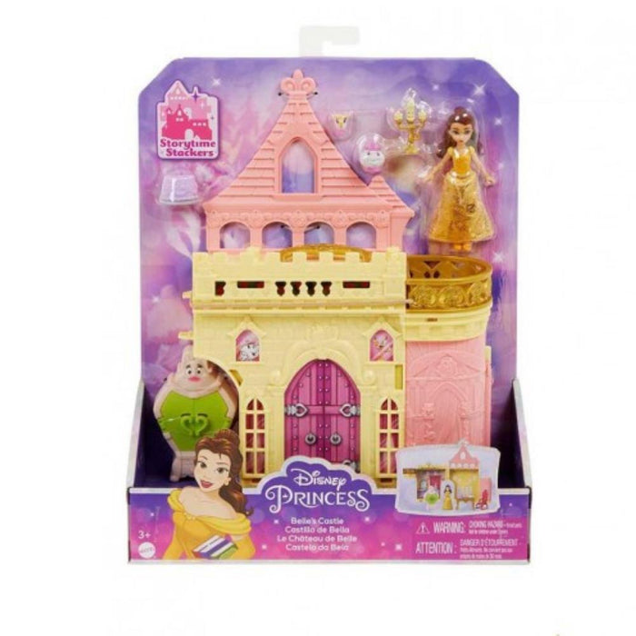 Castelo da Bela com Mini Figuras Disney Princess