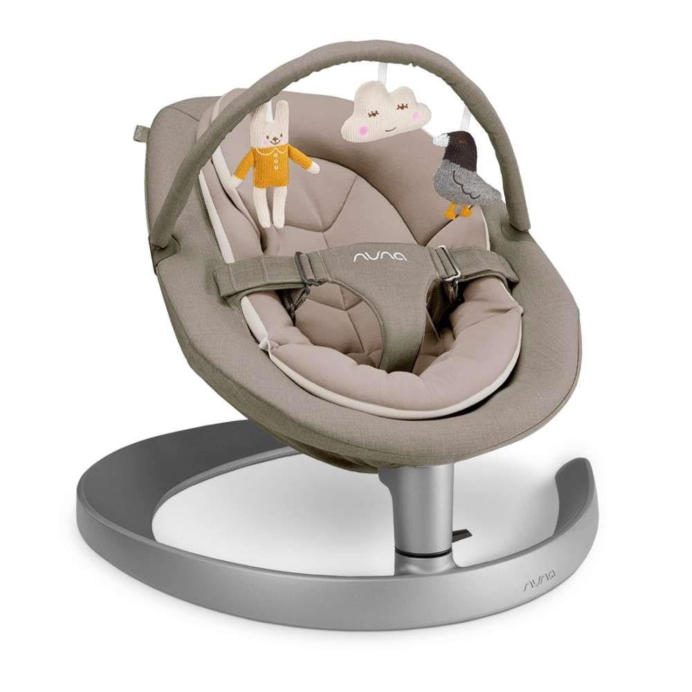 Nuna Leaf Grow Bouncer Biscotti (2024 Collection)