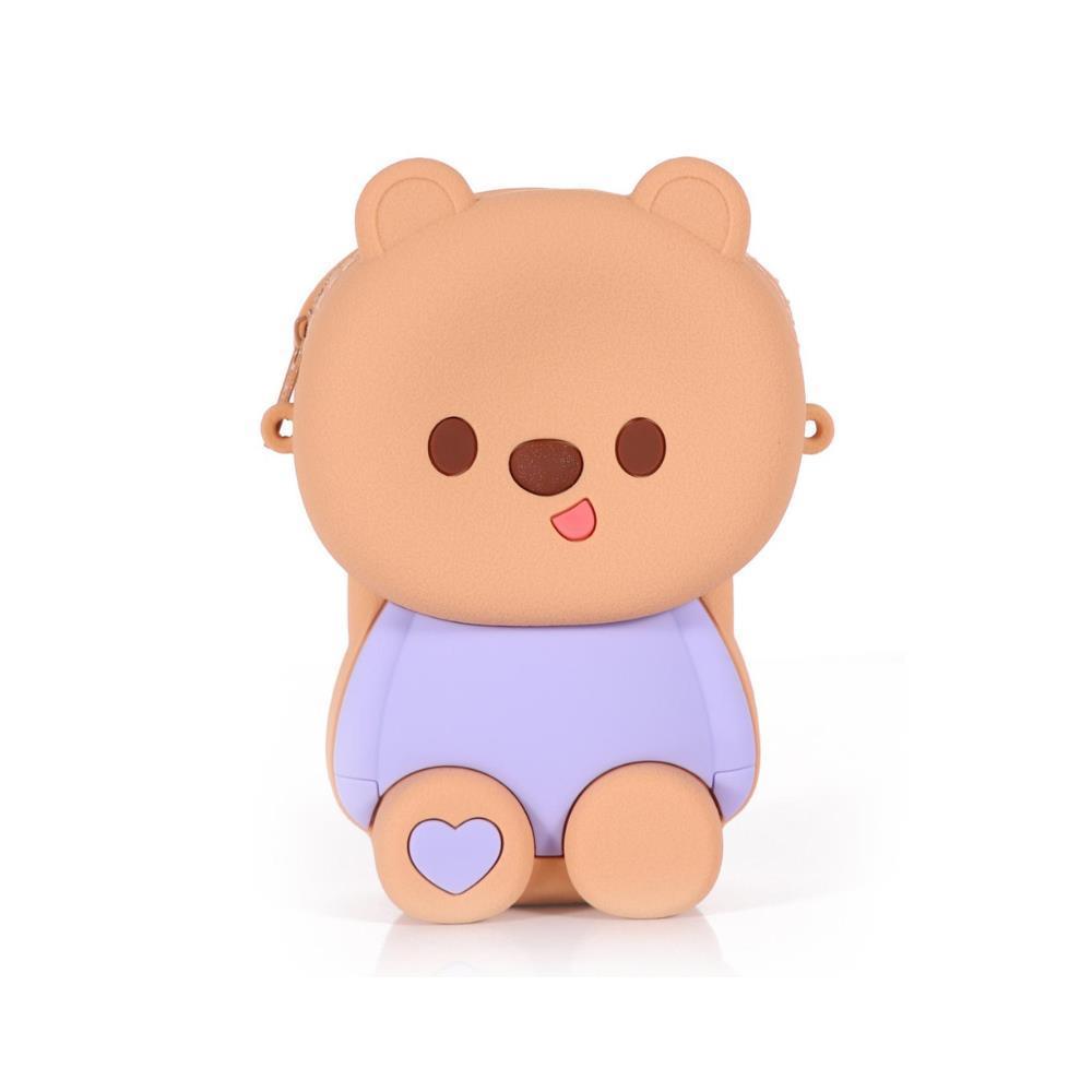 Maleta de silicona con diseño de oso bebé Ogi Mogi Urso de 14 cm