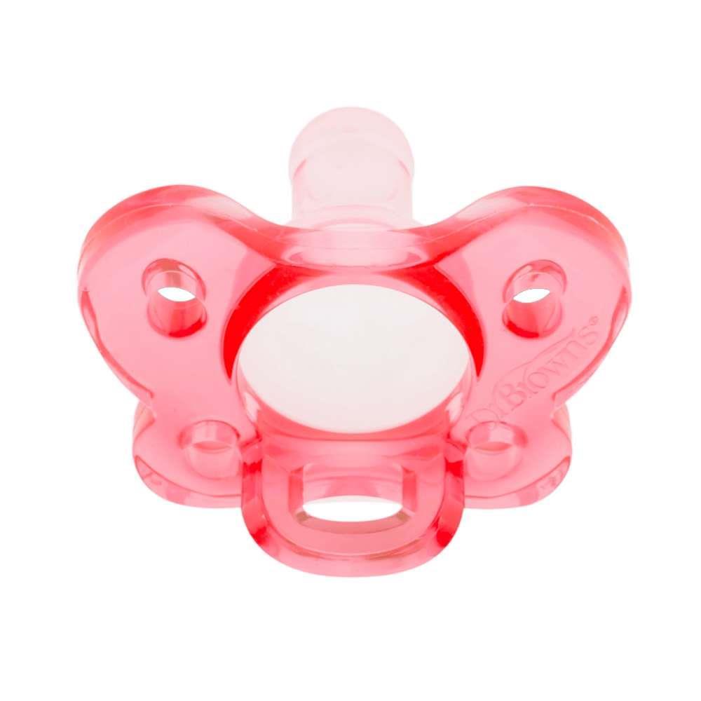 Dr Browns Chupete Silicona Rosa T1 0 - 6 m